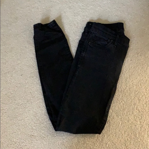 Madewell Denim - Madewell skinny skinny faded black jeans